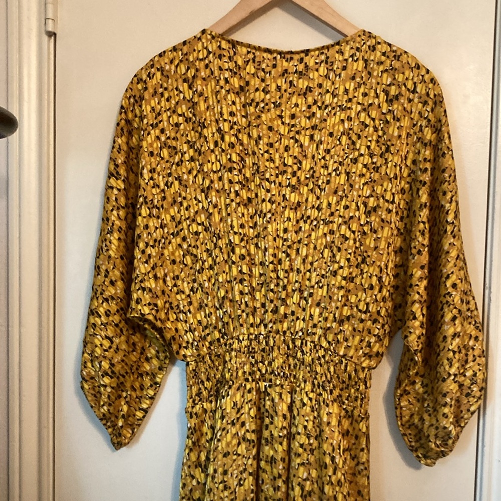 Anthropologie| Marigold Midi Dress | Sz Small. Pre owned condition - Picture 8 of 10